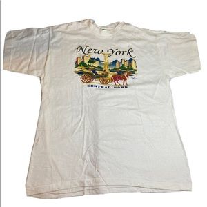 VINTAGE NEW YORK CENTRAL PARK GRAPHIC TEE